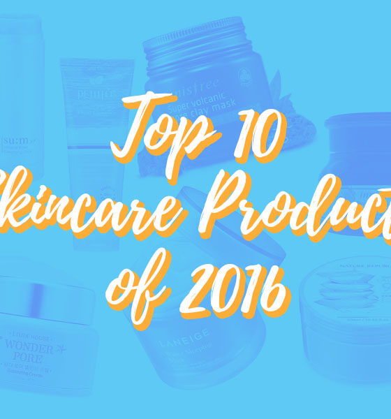 Top 10 Skincare Products of 2016