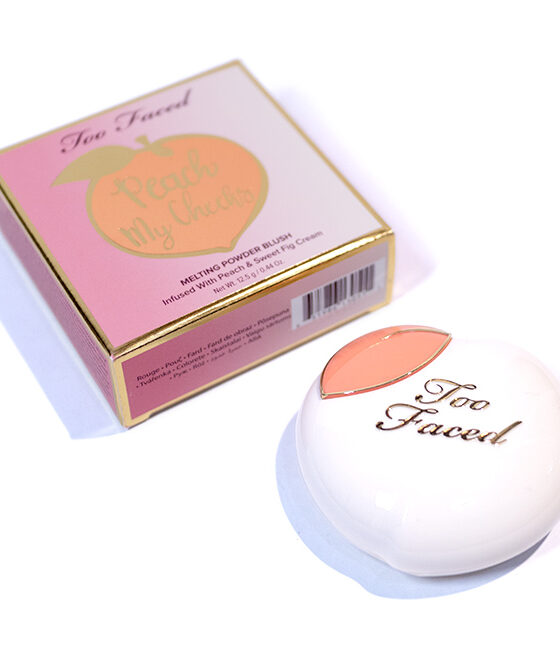 Review: Peach My Cheeks Melting Powder Blush (Too Faced)