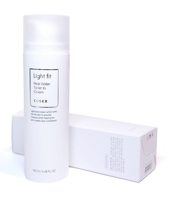 Review: Light Fit Real Water Toner to Cream (COSRX)