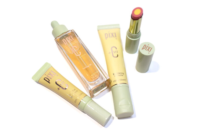 Pixi +C Vit Collection - Under Eye Brightener, Priming Oil, Brightening Perfector and Lip Brightener
